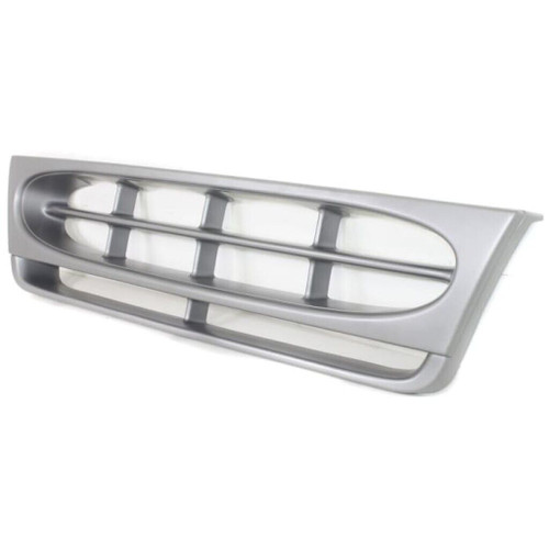 GRILLE SILVER  REPLACEMENT FOR FORD VAN FORD ECONOLINE 2001 PARTSLINK NUMBER  FO1200338