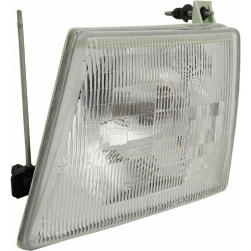 HEAD LAMP LH COMPOSITE TYPE HQ  REPLACEMENT FOR FORD VAN FORD ECONOLINE 2001 PARTSLINK NUMBER  FO2502153