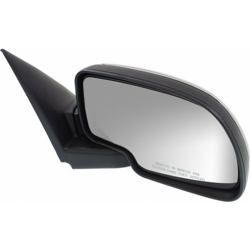 DOOR MIRROR RH MANUAL CHROME  REPLACEMENT FOR GMC YUKON 2001 PARTSLINK NUMBER  GM1321208