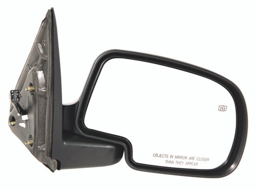 DOOR MIRROR RH POWER HTD W/MANUAL FOLDING W/PUDDLE LAMP TEXTURED W/SMOOTH CAP W/OFF ROAD  REPLACEMENT FOR GMC YUKON 2001 PARTSLINK NUMBER  GM1321252