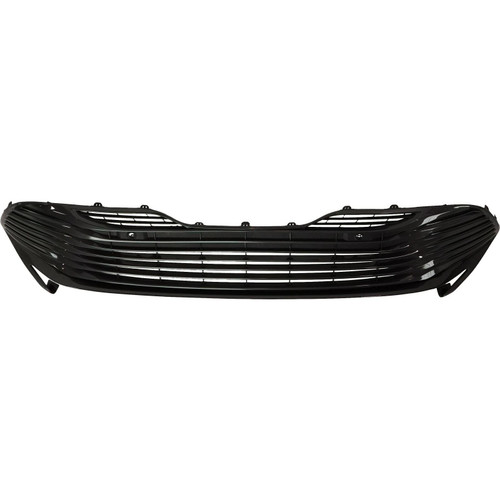 GRILLE LOWER PTD DARK GRAY BAR STYLE W/SENSOR XLE REPLACEMENT FOR TOYOTA CAMRY 2020 PARTSLINK NUMBER TO1036184
