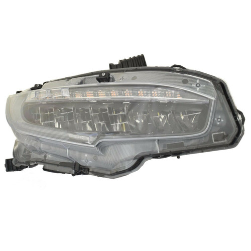 HEAD LAMP RH LED US/CANADA BUILT FOR TOURING MODEL HQ  REPLACEMENT FOR HONDA CIVIC HATCHBACK 2019   PARTSLINK NUMBER HO2503195