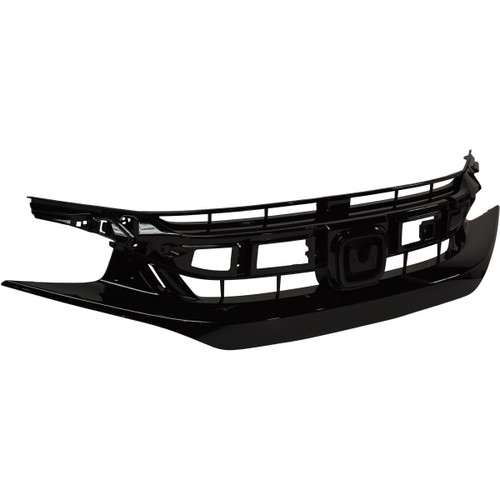 GRILLE PTD GLOSS BLACK SPORT MODEL  REPLACEMENT FOR HONDA CIVIC SEDAN 2019     PARTSLINK NUMBER 	HO1200242