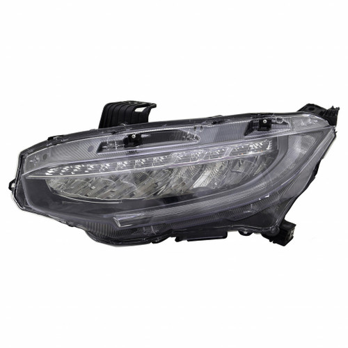 HEAD LAMP LH LED US/CANADA BUILT FOR TOURING TRIM HQ REPLACEMENT FOR HONDA CIVIC SEDAN 2019 PARTSLINK NUMBER HO2502195 HEAD LAMP LH LED US/CANADA BUILT FOR TOURING TRIM HQ REPLACEMENT FOR HONDA CIVIC SEDAN 2019 PARTSLINK NUMBER HO2502195