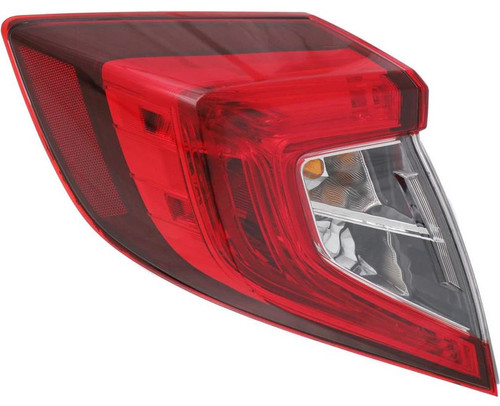 TAIL LAMP LH HQ REPLACEMENT FOR HONDA CIVIC SEDAN 2019 PARTSLINK NUMBER HO2804110 TAIL LAMP LH HQ REPLACEMENT FOR HONDA CIVIC SEDAN 2019 PARTSLINK NUMBER HO2804110
