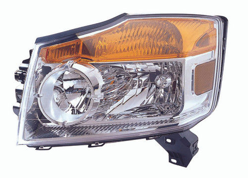 HEAD LAMP LH HQ REPLACEMENT FOR NISSAN ARMADA 2010 PARTSLINK NUMBER NI2502175