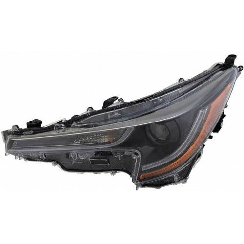 HEAD LAMP LH L/LE USA/JAPAN BUILT LENS HOUSING HQ REPLACEMENT FOR TOYOTA COROLLA SEDAN 2020 PARTSLINK NUMBER TO2518197