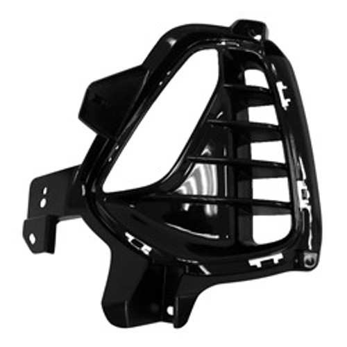 FOG LAMP BEZEL FR LH BIGHT BLACK FINISH W/O N-LINE REPLACEMENT FOR HYUNDAI ELANTRA GT-HATCHBACK 2019 PARTSLINK NUMBER HY1038153 FOG LAMP BEZEL FR LH BIGHT BLACK FINISH W/O N-LINE REPLACEMENT FOR HYUNDAI ELANTRA GT-HATCHBACK 2019 PARTSLINK NUMBER HY1038153