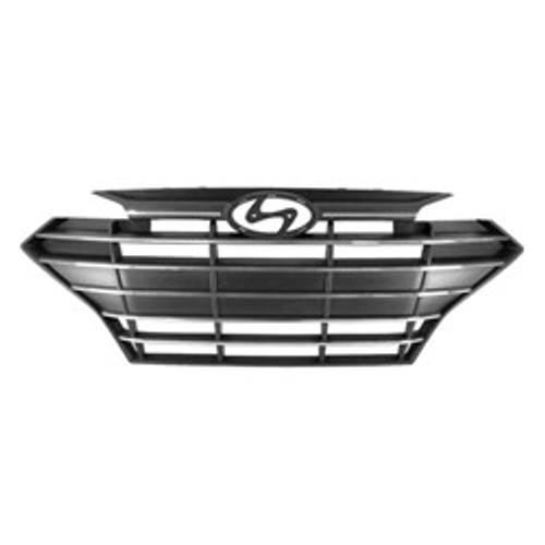 GRILLE BLACK/CHROME W/O ADAPTIVE CRUISE FOR USA BUILT MODEL REPLACEMENT FOR HYUNDAI ELANTRA SEDAN 2019 PARTSLINK NUMBER HY1200212U GRILLE BLACK/CHROME W/O ADAPTIVE CRUISE FOR USA BUILT MODEL REPLACEMENT FOR HYUNDAI ELANTRA SEDAN 2019 PARTSLINK NUMBER HY1200212U