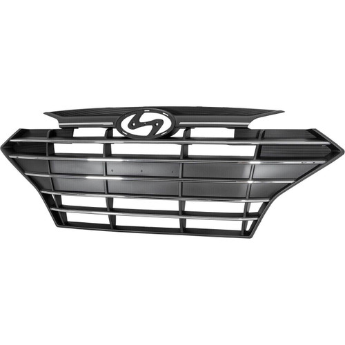 GRILLE BLACK/CHROME W/O ADAPTIVE CRUISE FOR USA BUILT MODEL REPLACEMENT FOR HYUNDAI ELANTRA SEDAN 2019 PARTSLINK NUMBER HY1200212U GRILLE BLACK/CHROME W/O ADAPTIVE CRUISE FOR USA BUILT MODEL REPLACEMENT FOR HYUNDAI ELANTRA SEDAN 2019 PARTSLINK NUMBER HY1200212U