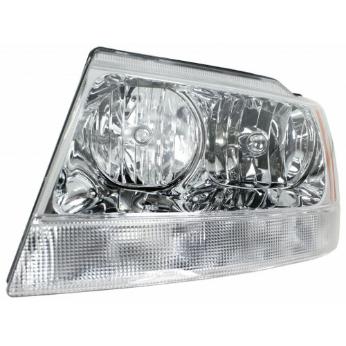 HEAD LAMP LH LTD HQ REPLACEMENT FOR JEEP GRAND CHEROKEE 2001 PARTSLINK NUMBER CH2502120 HEAD LAMP LH LTD HQ REPLACEMENT FOR JEEP GRAND CHEROKEE 2001 PARTSLINK NUMBER CH2502120