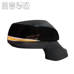 DOOR MIRROR RH POWER PTM HTD W/SIGNAL/BLIND SPOT (7 PIN PLUG) REPLACEMENT FOR TOYOTA HIGHLANDER 2020 PARTSLINK NUMBER TO1321415