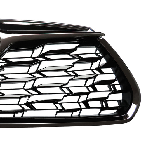 GRILLE FR PTD BLACK W/CHROME MOLDING W/O CAMERA FOR LTD MODELS REPLACEMENT FOR TOYOTA HIGHLANDER 2020 PARTSLINK NUMBER TO1200456