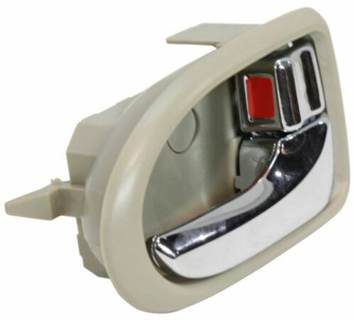 DOOR HANDLE FR RH INNER BEIGE W/CHROME  REPLACEMENT FOR MAZDA MPV 2001 PARTSLINK NUMBER  MA1353106