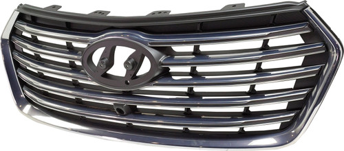 GRILLE BLACK W/SILVER SURROUND W/5CHROME BARS W/CAMERA EXCLUDE SPORT MODEL REPLACEMENT FOR HYUNDAI SANTA FE XL 2019 PARTSLINK NUMBER HY1200205 GRILLE BLACK W/SILVER SURROUND W/5CHROME BARS W/CAMERA EXCLUDE SPORT MODEL REPLACEMENT FOR HYUNDAI SANTA FE XL 2019 PARTSLINK NUMBER HY1200205