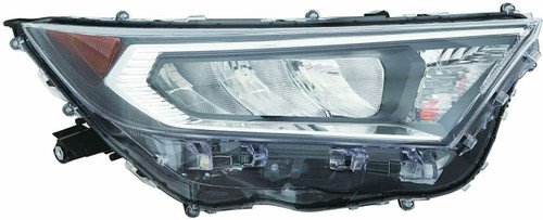 HEAD LAMP RH W/O HYBRID CHROME NORTH-AMERICAN BUILT ADVENTURE/ LTD/ TRAIL/TRD/XLE/XLE PREMIUM HQ REPLACEMENT FOR TOYOTA RAV 4 2020 PARTSLINK NUMBER TO2503275