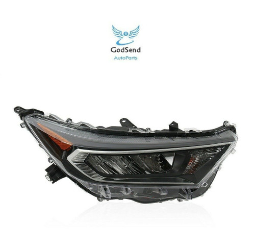 HEAD LAMP RH W/O HYBRID CHROME NORTH-AMERICAN BUILT ADVENTURE/ LTD/ TRAIL/TRD/XLE/XLE PREMIUM HQ REPLACEMENT FOR TOYOTA RAV 4 2020 PARTSLINK NUMBER TO2503275