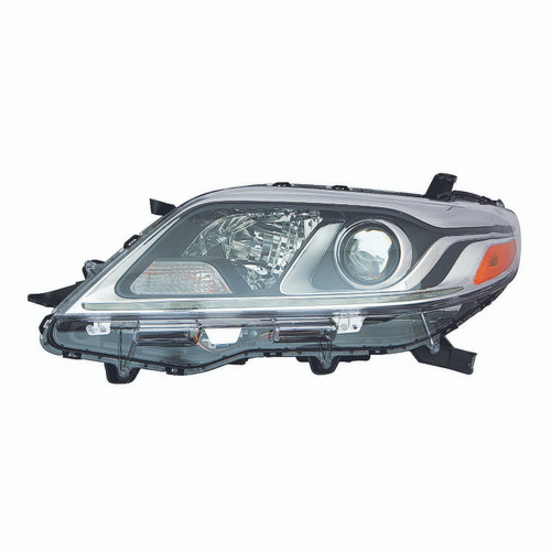 HEAD LAMP LH HALOGEN W/LED DRL XLE/LTD REPLACEMENT FOR TOYOTA SIENNA 2020 PARTSLINK NUMBER TO2502230V