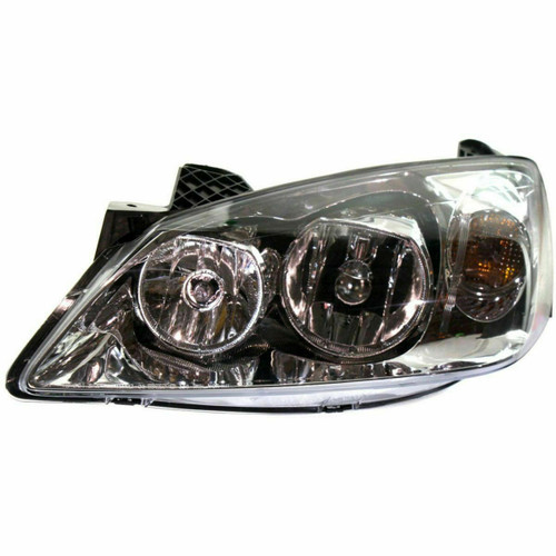 HEAD LAMP LH W/CLEAR ROUND LENS FOR CTF PKG BASE/GT MDL 09-10/GXP MDL 08-09 CAPA REPLACEMENT FOR PONTIAC G6 2010 PARTSLINK NUMBER GM2502355C