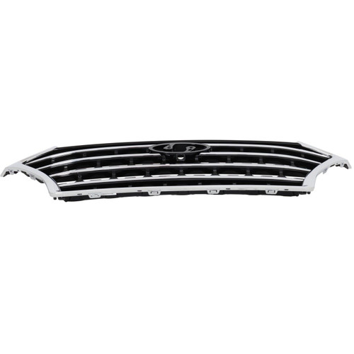 GRILLE FR PTD BLACK CHROME MOLDING W/CAMERA REPLACEMENT FOR HYUNDAI TUCSON 2019 PARTSLINK NUMBER HY1200234 GRILLE FR PTD BLACK CHROME MOLDING W/CAMERA REPLACEMENT FOR HYUNDAI TUCSON 2019 PARTSLINK NUMBER HY1200234