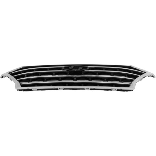 GRILLE FR PTD BLACK CHROME MOLDING W/O CAMERA REPLACEMENT FOR HYUNDAI TUCSON 2019 PARTSLINK NUMBER HY1200233 GRILLE FR PTD BLACK CHROME MOLDING W/O CAMERA REPLACEMENT FOR HYUNDAI TUCSON 2019 PARTSLINK NUMBER HY1200233