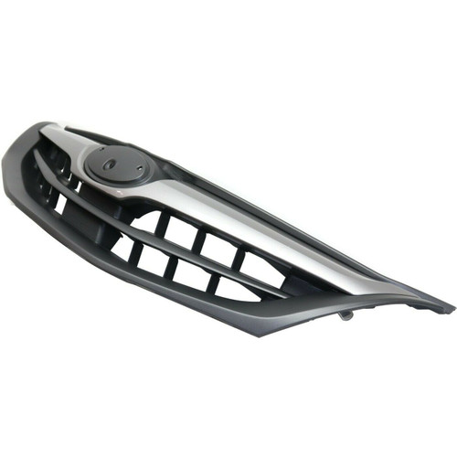 GRILLE MATTE-BLACK W/MOULDING SILVER GRAY REPLACEMENT FOR SUBARU IMPREZA 2010 PARTSLINK NUMBER SU1200144 GRILLE MATTE-BLACK W/MOULDING SILVER GRAY REPLACEMENT FOR SUBARU IMPREZA 2010 PARTSLINK NUMBER SU1200144