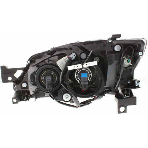 HEAD LAMP RH BLACK HALOGEN CAPA REPLACEMENT FOR SUBARU IMPREZA 2010 PARTSLINK NUMBER  SU2503125C