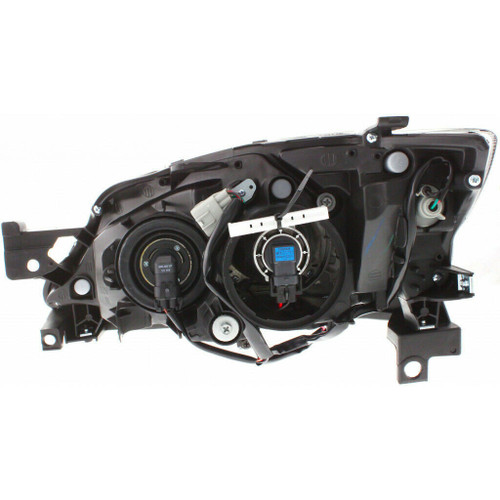 HEAD LAMP RH BLACK HALOGEN CAPA REPLACEMENT FOR SUBARU IMPREZA WRX  2010 PARTSLINK NUMBER  SU2503125C