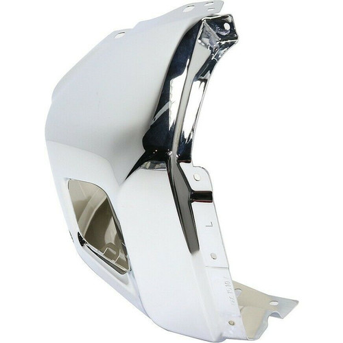 BUMPER END FR LH W/SENSOR HOLE CHROME REPLACEMENT FOR TOYOTA TUNDRA 4WD 2020 PARTSLINK NUMBER TO1004185