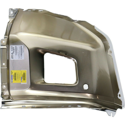 BUMPER END FR LH W/SENSOR HOLE CHROME CAPA REPLACEMENT FOR TOYOTA TUNDRA 4WD 2020 PARTSLINK NUMBER TO1004185C