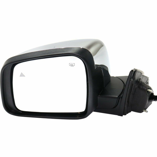 DOOR MIRROR LH POWER W/BLIND SPOT DETECTION W/O DIMMING CHROME REPLACEMENT FOR JEEP GRAND CHEROKEE 2019 PARTSLINK NUMBER CH1320416 DOOR MIRROR LH POWER W/BLIND SPOT DETECTION W/O DIMMING CHROME REPLACEMENT FOR JEEP GRAND CHEROKEE 2019 PARTSLINK NUMBER CH1320416