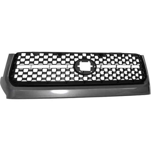 GRILLE FR GRAY FRAME W/MATTE BLACK HONEYCOMB CENTER SR MODELS REPLACEMENT FOR TOYOTA TUNDRA 4WD 2020 PARTSLINK NUMBER TO1200451 GRILLE FR GRAY FRAME W/MATTE BLACK HONEYCOMB CENTER SR MODELS REPLACEMENT FOR TOYOTA TUNDRA 4WD 2020 PARTSLINK NUMBER TO1200451