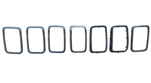 GRILLE TRIM RING SET (7-PIECE SET) PRIMED SRT/TRACKHAWK MODELS REPLACEMENT FOR JEEP GRAND CHEROKEE 2019 PARTLINKS NUMBER CH1210126 GRILLE TRIM RING SET (7-PIECE SET) PRIMED SRT/TRACKHAWK MODELS REPLACEMENT FOR JEEP GRAND CHEROKEE 2019 PARTLINKS NUMBER CH1210126