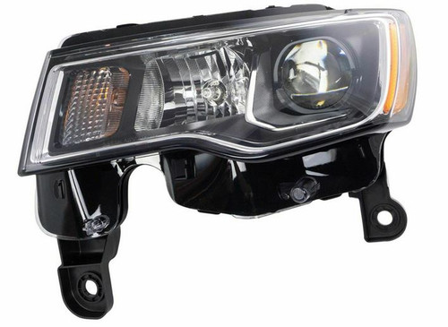 HEAD LAMP LH HALOGEN STD TYPE W/CHROME BEZEL HQ REPLACEMENT FOR JEEP GRAND CHEROKEE 2019 PARTLINKS NUMBER CH2502297 HEAD LAMP LH HALOGEN STD TYPE W/CHROME BEZEL HQ REPLACEMENT FOR JEEP GRAND CHEROKEE 2019 PARTLINKS NUMBER CH2502297