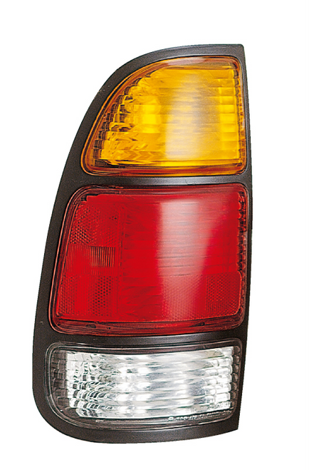TAIL LAMP LH STD BED YELLOW/RED WHITE (REGULAR/ACCESS CAB) HQ  REPLACEMENT FOR TOYOTA TUNDRA PICKUP 2001 PARTSLINK NUMBER  TO2800129