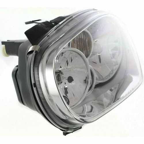 HEAD LAMP LH W/FOG (CHROME BEZEL) HQ REPLACEMENT FOR VOLKSWAGEN CABRIO 2001 PARTSLINK NUMBER  VW2502114