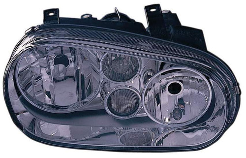 HEAD LAMP RH W/FOG (CHROME BEZEL) HQ REPLACEMENT FOR VOLKSWAGEN CABRIO 2001 PARTSLINK NUMBER VW2503114 HEAD LAMP RH W/FOG (CHROME BEZEL) HQ REPLACEMENT FOR VOLKSWAGEN CABRIO 2001 PARTSLINK NUMBER VW2503114