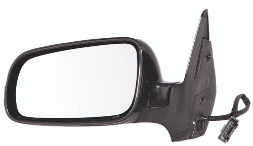 DOOR MIRROR LH POWER HTD CLEAR GLASS W/O MEMORY PTM  REPLACEMENT FOR VOLKSWAGEN GOLF 2001 PARTSLINK NUMBER  VW1320120