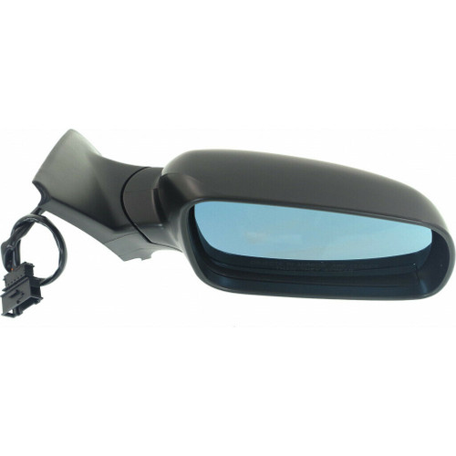 DOOR MIRROR RH POWER HTD BLUE GLASS W/O MEMORY PTM REPLACEMENT FOR VOLKSWAGEN GOLF 2001 PARTSLINK NUMBER  VW1321111