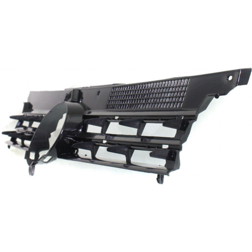 GRILLE INNER FRAME MATT-BLACK REPLACEMENT FOR VOLKSWAGEN GOLF 2001 PARTSLINK NUMBER  VW1207101