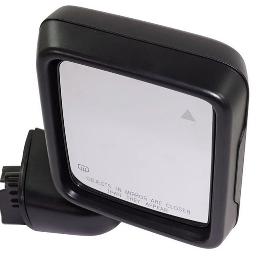 DOOR MIRROR RH POWER TEXTURED W/BLINDSPOT REPLACEMENT FOR JEEP WRANGLER JL 2019 PARTSLINK NUMBER CH1321451 DOOR MIRROR RH POWER TEXTURED W/BLINDSPOT REPLACEMENT FOR JEEP WRANGLER JL 2019 PARTSLINK NUMBER CH1321451