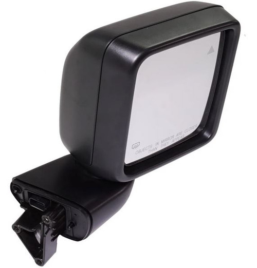 DOOR MIRROR RH POWER TEXTURED W/BLINDSPOT REPLACEMENT FOR JEEP WRANGLER JL 2019 PARTSLINK NUMBER CH1321451 DOOR MIRROR RH POWER TEXTURED W/BLINDSPOT REPLACEMENT FOR JEEP WRANGLER JL 2019 PARTSLINK NUMBER CH1321451
