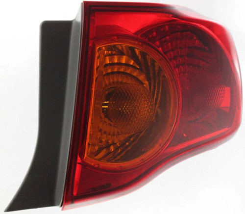 TAIL LAMP RH NORTH AMERICA BUILT HQ REPLACEMENT FOR TOYOTA COROLLA SEDAN 2010 PARTSLINK NUMBER TO2801175 TAIL LAMP RH NORTH AMERICA BUILT HQ REPLACEMENT FOR TOYOTA COROLLA SEDAN 2010 PARTSLINK NUMBER TO2801175