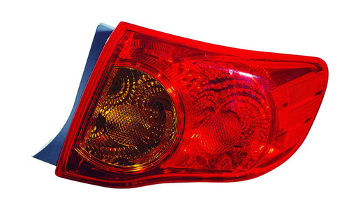 TAIL LAMP RH NORTH AMERICA BUILT HQ REPLACEMENT FOR TOYOTA COROLLA SEDAN 2010 PARTSLINK NUMBER TO2801175 TAIL LAMP RH NORTH AMERICA BUILT HQ REPLACEMENT FOR TOYOTA COROLLA SEDAN 2010 PARTSLINK NUMBER TO2801175
