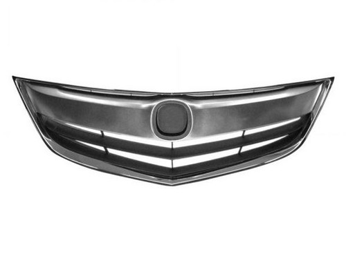 GRILLE W/MOULDING CHROME/BLACK REPLACEMENT FOR ACURA ILX 2015 PARTSLINK NUMBER  	AC1200117