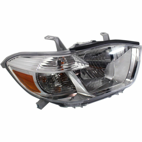 HEAD LAMP RH BASE/LTD/SE MDL USA BUILT CAPA REPLACEMENT FOR TOYOTA HIGHLANDER 2010 PARTSLINK NUMBER  TO2503201C