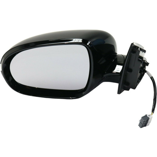 DOOR MIRROR LH POWER HTD PTM W/O CAMERA/BLIND SPOT W/SIGNAL MANUAL FOLD    REPLACEMENT FOR  KIA SORENTO 2019 PARTSLINK NUMBER KI1320207