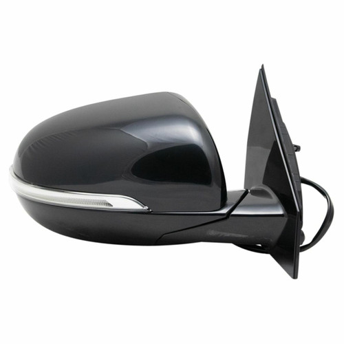 DOOR MIRROR RH POWER HTD PTM W/O CAMERA W/SIGNAL/BLIND SPOT MANUAL FOLD    REPLACEMENT FOR KIA  SORENTO 2019 PARTSLINK NUMBER KI1321208