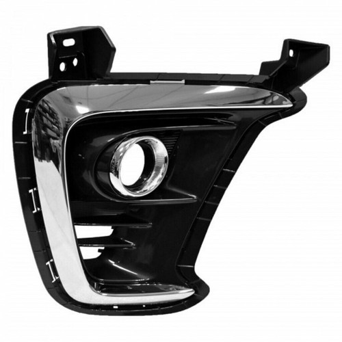 FOG LAMP BEZEL FR RH DARK GRAY W/CHROME MOLDING USE W/HALOGEN FOGS SX/SX LTD/EX MODELS REPLACEMENT FOR KIA SORENTO 2019 PARTSLINK NUMBER KI1039149 FOG LAMP BEZEL FR RH DARK GRAY W/CHROME MOLDING USE W/HALOGEN FOGS SX/SX LTD/EX MODELS REPLACEMENT FOR KIA SORENTO 2019 PARTSLINK NUMBER KI1039149