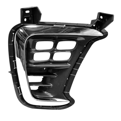 FOG LAMP BEZEL FR RH DARK GRAY W/CHROME MOLDING USE W/LED FOGS SX/SX LTD/EX MODELS    REPLACEMENT FOR KIA  SORENTO 2019 PARTSLINK NUMBER KI1039150